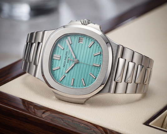 Patek Philippe Nautilus Stainless Steel with Olive Green Dial