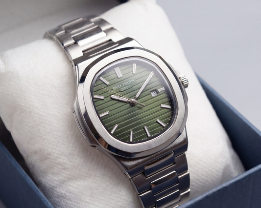 Patek Philippe Nautilus (Green Dial) Stainless Steel Watch