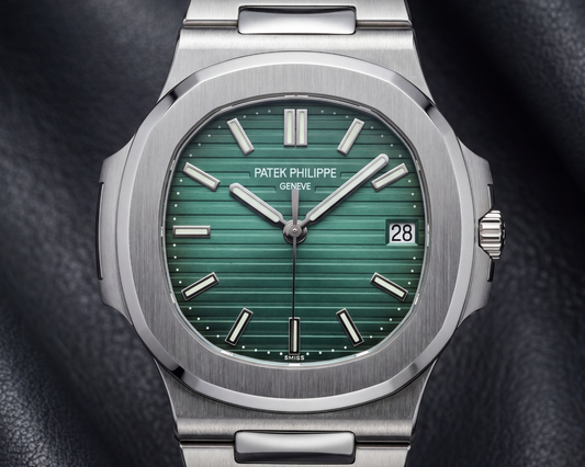 Patek Philippe Nautilus Stainless Steel with Olive Green Dial
