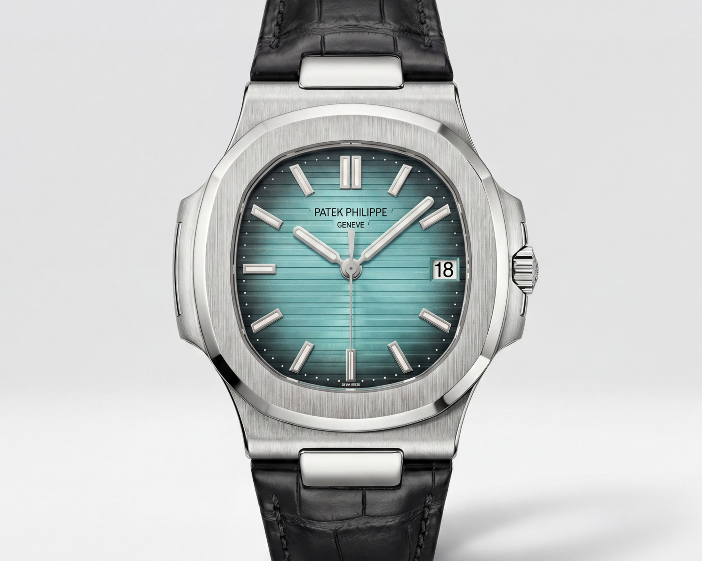 uxury Ice Blue Dial Stainless Steel Executive Watch