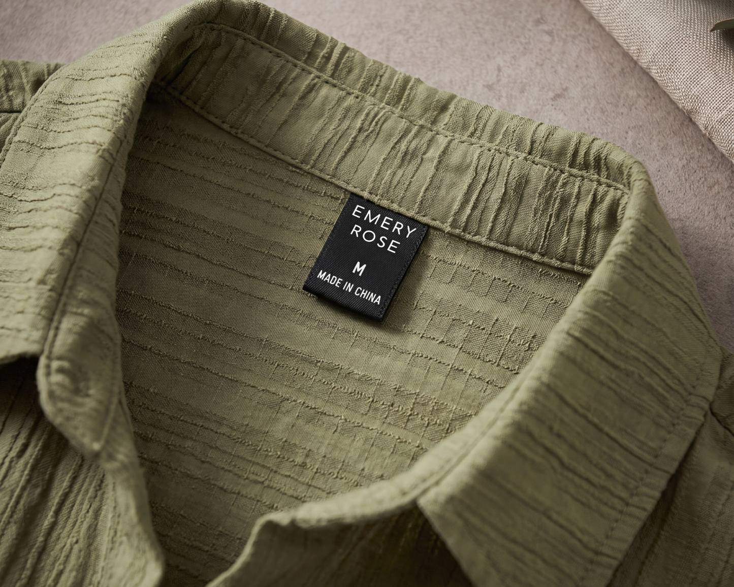 Thrifted Find: Emery Rose Textured Sage Green Button-Down