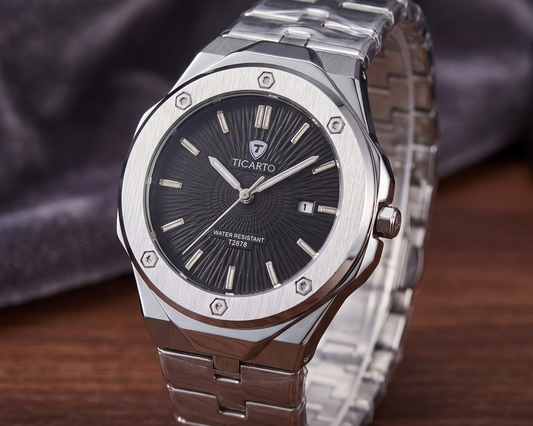 Ticarto T2878 Men's Stainless Steel Luxury Sports Watch